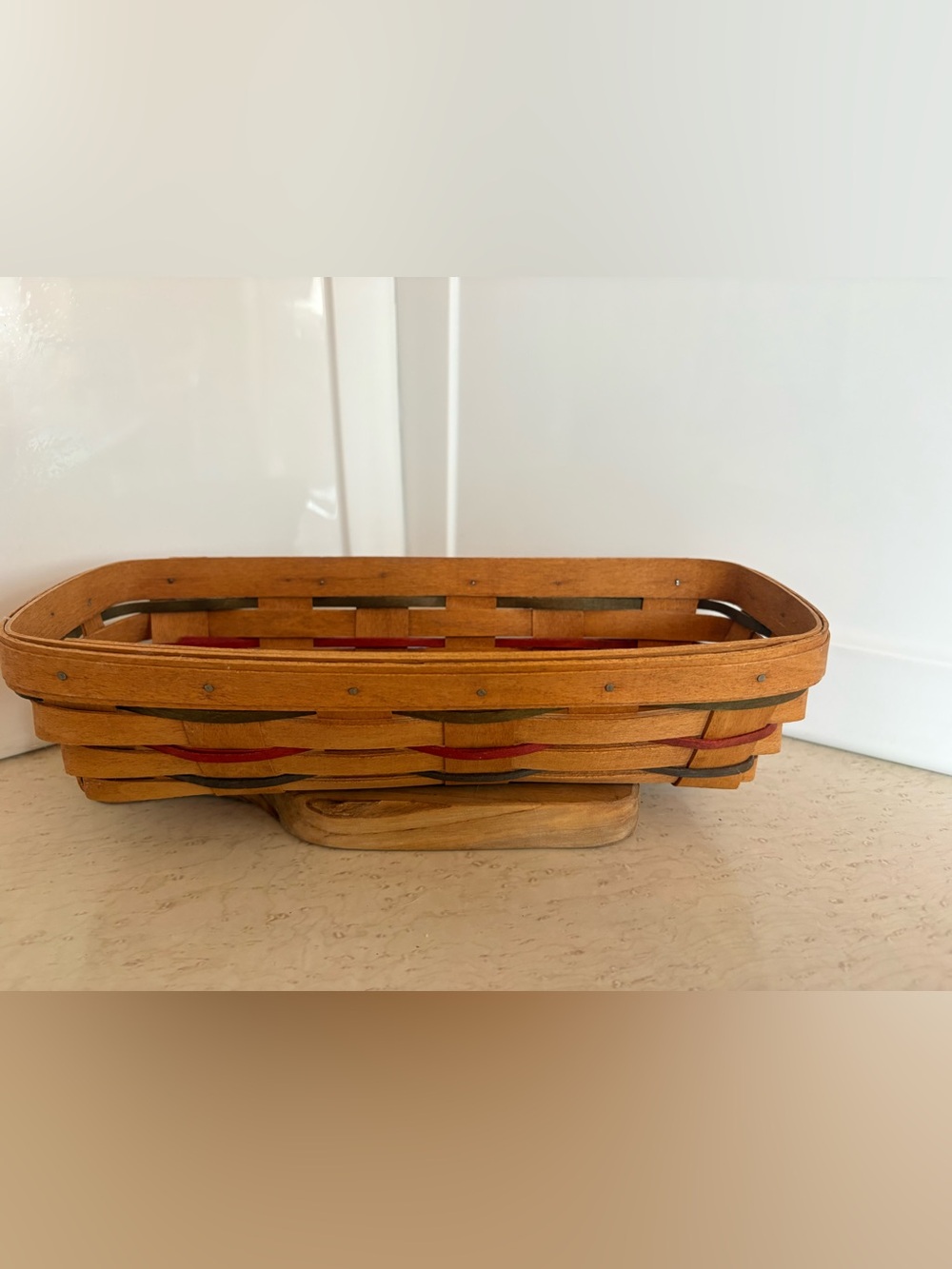 vintage Longaberger Woven Traditions Bread Basket